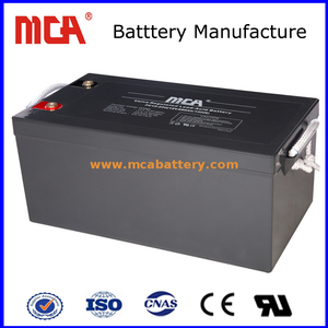 Batterie de gel AGM 12V 250AH pour la maison