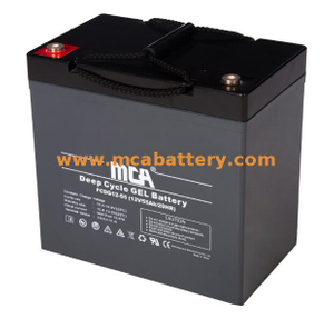 Batterie au gel marine AGM 55ah
